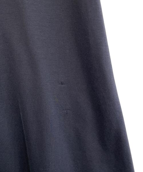 BLUE LABEL CRESTBRIDGE（ブルーレーベルクレストブリッジ）BLUE LABEL CRESTBRIDGE (ブルーレーベルクレストブリッジ) 半袖ワンピース グレー×ネイビー サイズ:Sの古着・服飾アイテム