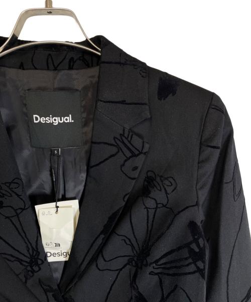 Desigual（デシグアル）Desigual (デシグアル) ブレザー ブラック サイズ:S 未使用品の古着・服飾アイテム