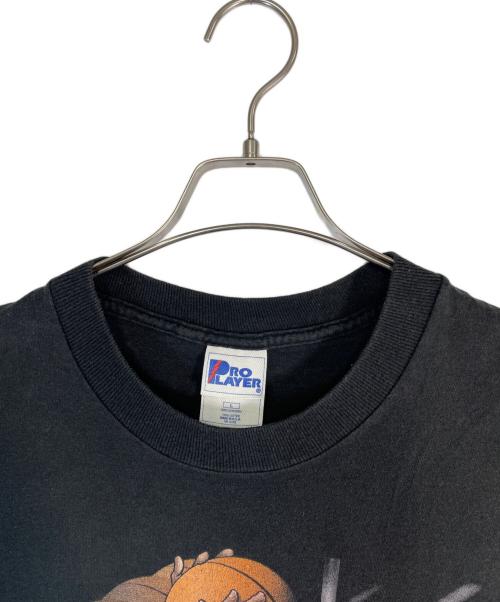 PROPLAYER（プロプレイヤー）PROPLAYER (プロプレイヤー) プリントTシャツ ブラック サイズ:Lの古着・服飾アイテム