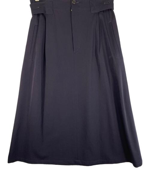 Y's（ワイズ）Y's (ワイズ) サイドアジャスター付きロングスカート ネイビー サイズ:SIZE Freeの古着・服飾アイテム