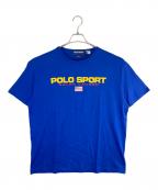 POLO SPORTポロスポーツ）の古着「ロゴプリントTシャツ」｜ブルー