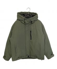 Sonny Label（サニーレーベル）の古着「フーディーダウンジャケット」｜オリーブ