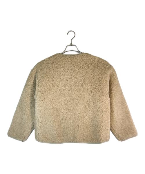 ORCIVAL（オーシバル）ORCIVAL (オーシバル) ノーカラーウールボアジャケット ベージュ サイズ:SIZE 1の古着・服飾アイテム