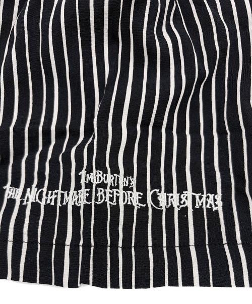 DISNEY（ディズニー）Disney (ディズニー) ストライプシャツ ブラック サイズ:SIZE Lの古着・服飾アイテム