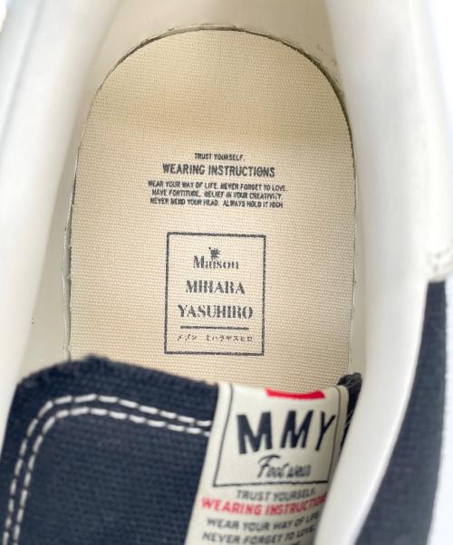 Maison MIHARA YASUHIRO（メゾン ミハラ ヤスヒロ）Maison MIHARA YASUHIRO (メゾン ミハラ ヤスヒロ) キャンバススニーカー ブラック サイズ:SIZE 44の古着・服飾アイテム
