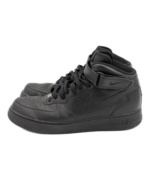 NIKE（ナイキ）NIKE (ナイキ) ハイカットスニーカー/Air Force 1 Mid '07/エアー・フォース・ワン・ミッド・ゼロナナ ブラック サイズ:SIZE 29cmの古着・服飾アイテム