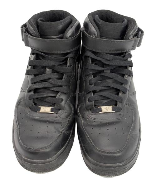 NIKE（ナイキ）NIKE (ナイキ) ハイカットスニーカー/Air Force 1 Mid '07/エアー・フォース・ワン・ミッド・ゼロナナ ブラック サイズ:SIZE 29cmの古着・服飾アイテム