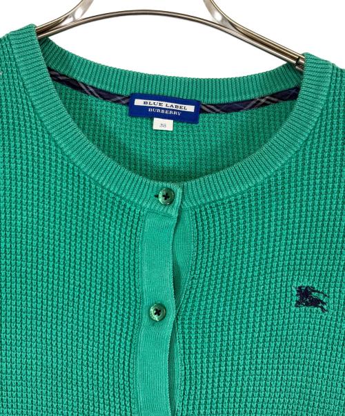 BURBERRY（バーバリー）BURBERRY (バーバリー) カーディガン グリーン サイズ:SIZE 38（M）の古着・服飾アイテム