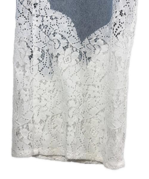 eimee law（エイミーロウ）Eimee Law (エイミーロウ) 切替デニムパンツ ブルー サイズ:SIZE M 未使用品の古着・服飾アイテム