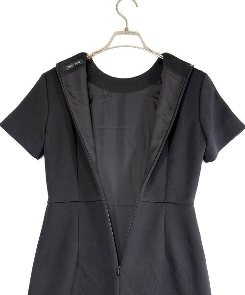YOKO CHAN（ヨーコチャン）YOKO CHAN (ヨーコチャン) 半袖ワンピース ネイビー サイズ:SIZE 38（M）の古着・服飾アイテム