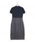 MaxMara (マックスマーラ) 半袖ワンピース ネイビー サイズ:SIZE 40（M)：9000円