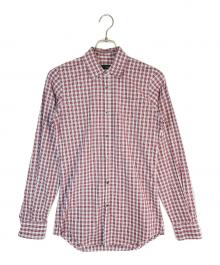 DSQUARED2（ディースクエアード）の古着「長袖シャツ」｜レッド×ホワイト