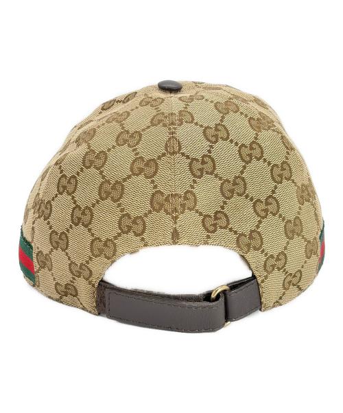 GUCCI（グッチ）GUCCI (グッチ) ベースボールキャップ ベージュの古着・服飾アイテム