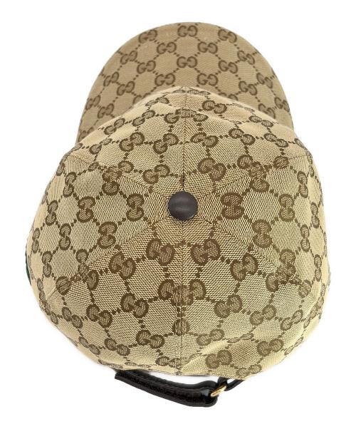 GUCCI（グッチ）GUCCI (グッチ) ベースボールキャップ ベージュの古着・服飾アイテム