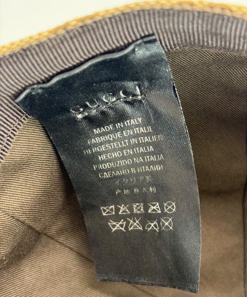 GUCCI（グッチ）GUCCI (グッチ) ベースボールキャップ ベージュの古着・服飾アイテム