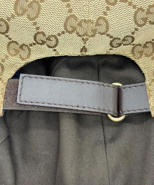 GUCCI（グッチ）GUCCI (グッチ) ベースボールキャップ ベージュの古着・服飾アイテム