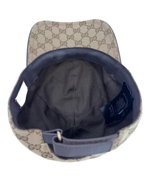 GUCCI（グッチ）GUCCI (グッチ) ベースボールキャップ ベージュの古着・服飾アイテム