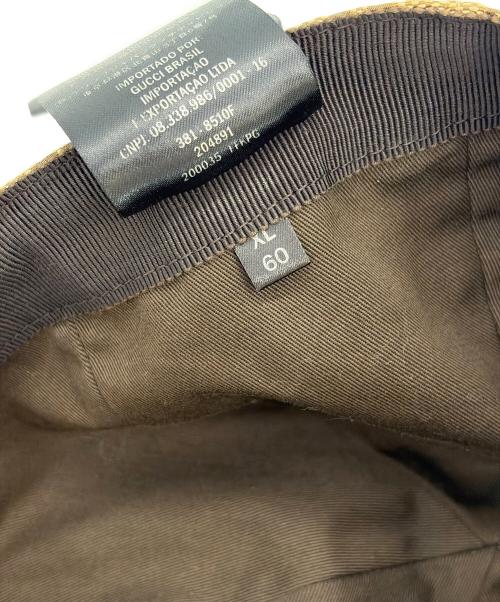 GUCCI（グッチ）GUCCI (グッチ) ベースボールキャップ ベージュの古着・服飾アイテム