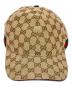 GUCCI (グッチ) ベースボールキャップ ベージュ：18000円