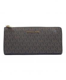 MICHAEL KORS（マイケルコース）の古着「ラウンドファスナー財布」｜ブラウン