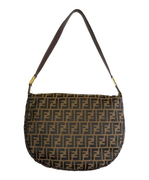 FENDI（フェンディ）FENDI (フェンディ) ショルダーバッグ/ズッカ ブラウンの古着・服飾アイテム