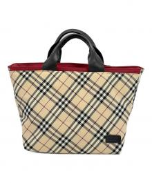 BURBERRY BLUE LABEL（バーバリー ブルー レーベル）の古着「ハンドバッグ」｜ベージュ