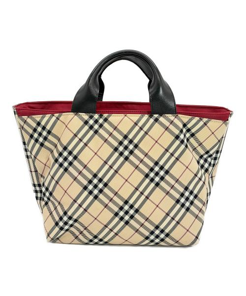 BURBERRY BLUE LABEL（バーバリー ブルー レーベル）BURBERRY BLUE LABEL (バーバリー ブルー レーベル) ハンドバッグ ベージュの古着・服飾アイテム