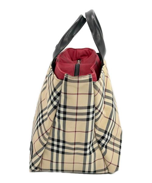 BURBERRY BLUE LABEL（バーバリー ブルー レーベル）BURBERRY BLUE LABEL (バーバリー ブルー レーベル) ハンドバッグ ベージュの古着・服飾アイテム