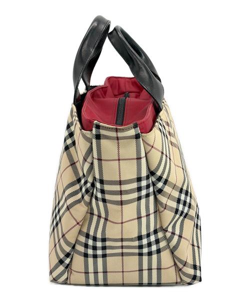 BURBERRY BLUE LABEL（バーバリー ブルー レーベル）BURBERRY BLUE LABEL (バーバリー ブルー レーベル) ハンドバッグ ベージュの古着・服飾アイテム