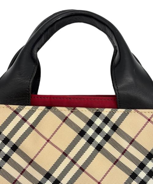 BURBERRY BLUE LABEL（バーバリー ブルー レーベル）BURBERRY BLUE LABEL (バーバリー ブルー レーベル) ハンドバッグ ベージュの古着・服飾アイテム