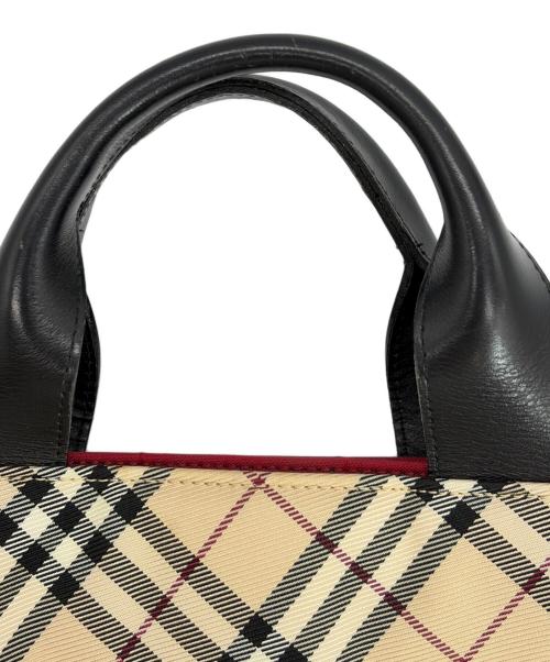 BURBERRY BLUE LABEL（バーバリー ブルー レーベル）BURBERRY BLUE LABEL (バーバリー ブルー レーベル) ハンドバッグ ベージュの古着・服飾アイテム
