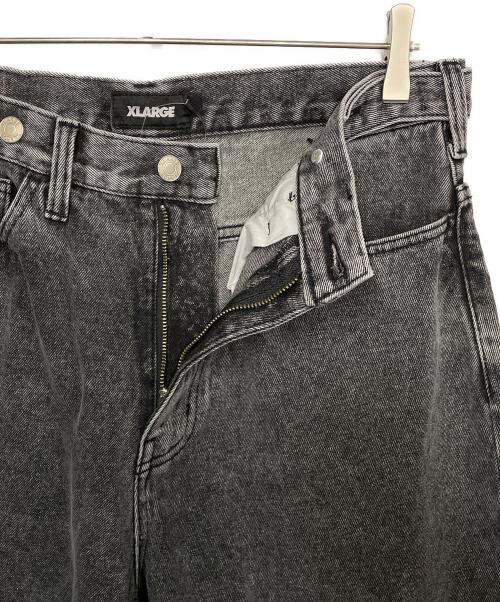 X-LARGE（エクストララージ）X-LARGE (エクストララージ) デニムパンツ ブラック サイズ:32 未使用品の古着・服飾アイテム
