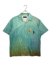 X-LARGE（エクストララージ）の古着「KINGYO SKIN SHIRT/「きんぎょ スキン シャツ/半袖シャツ」｜グリーン