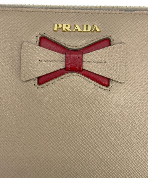PRADA（プラダ）PRADA (プラダ) 長財布 ベージュの古着・服飾アイテム