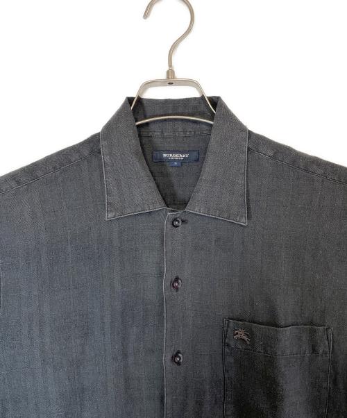 BURBERRY LONDON（バーバリーロンドン）BURBERRY LONDON (バーバリーロンドン) 半袖シャツ ブラック サイズ:Sの古着・服飾アイテム