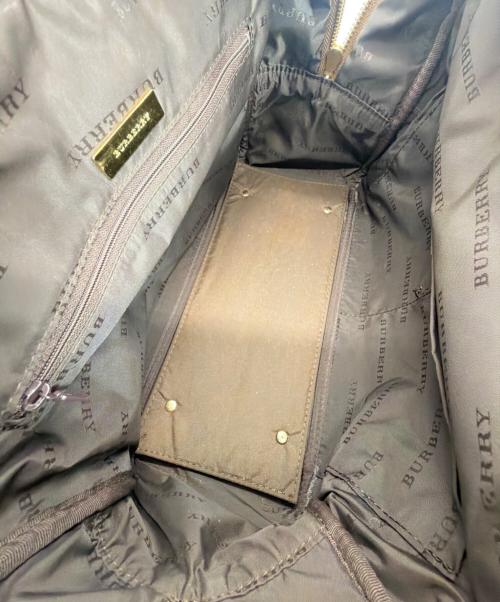 BURBERRY（バーバリー）BURBERRY (バーバリー) ミニボストンバッグ ブラウンの古着・服飾アイテム