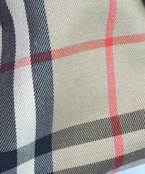 BURBERRY（バーバリー）BURBERRY (バーバリー) ミニボストンバッグ ブラウンの古着・服飾アイテム