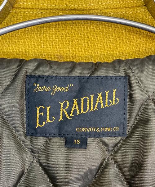 EL RADIALL（ラディアル）EL RADIALL (ラディアル) スタジャン イエロー サイズ:Mの古着・服飾アイテム