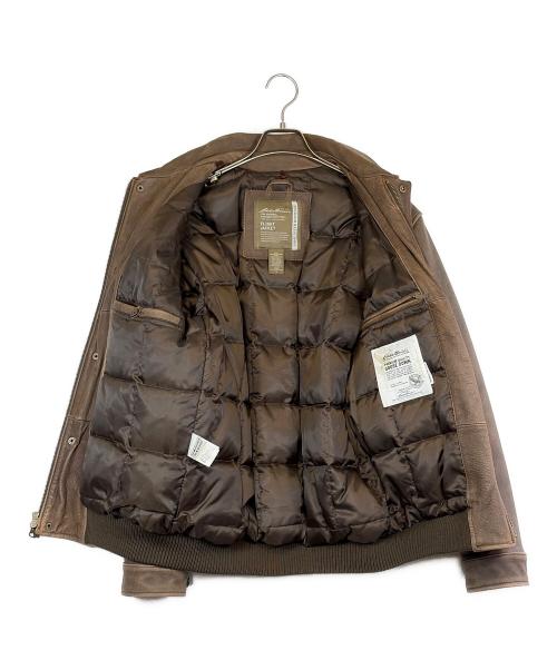 Eddie Bauer（エディーバウアー）Eddie Bauer (エディーバウアー) フライトジャケット ブラウン サイズ:SIZE Sの古着・服飾アイテム