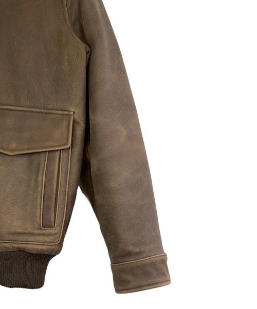 Eddie Bauer（エディーバウアー）Eddie Bauer (エディーバウアー) フライトジャケット ブラウン サイズ:SIZE Sの古着・服飾アイテム