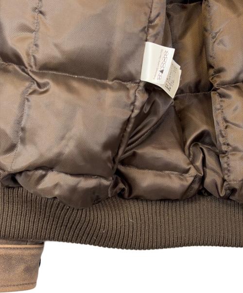 Eddie Bauer（エディーバウアー）Eddie Bauer (エディーバウアー) フライトジャケット ブラウン サイズ:SIZE Sの古着・服飾アイテム