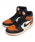 NIKE（ナイキ）の古着「ハイカットスニーカー/AIR JORDAN1/エア ジョーダン ワン」｜ブラック×オレンジ