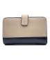 Kate Spade (ケイトスペード) 2つ折り財布 ブラック×ベージュ：7000円