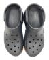 中古・古着 crocs (クロックス) バブル クラッシュ クロッグ サンダル ブラック サイズ:M　9/W　11：6000円