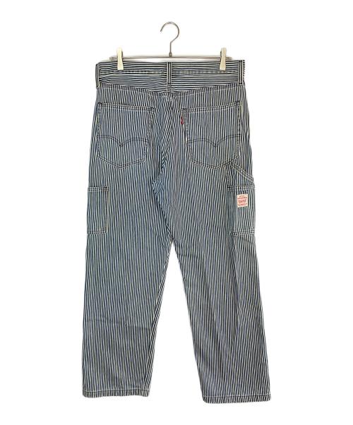 LEVI'S（リーバイス）LEVI'S (リーバイス) ペインターパンツ ホワイト×ブルー サイズ:SIZE 81cm (W32)の古着・服飾アイテム