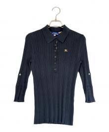 BURBERRY BLUE LABEL（バーバリー ブルー レーベル）の古着「ポロシャツ」｜ネイビー