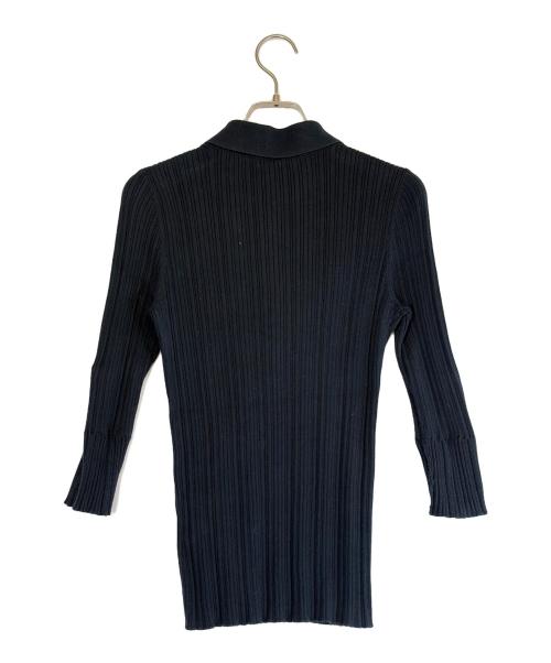 BURBERRY BLUE LABEL（バーバリー ブルー レーベル）BURBERRY BLUE LABEL (バーバリー ブルー レーベル) ポロシャツ ネイビー サイズ:SIZE 38（M)の古着・服飾アイテム