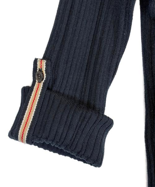 BURBERRY BLUE LABEL（バーバリー ブルー レーベル）BURBERRY BLUE LABEL (バーバリー ブルー レーベル) ポロシャツ ネイビー サイズ:SIZE 38（M)の古着・服飾アイテム