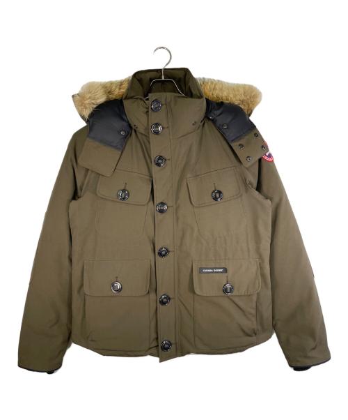 CANADA GOOSE（カナダグース）CANADA GOOSE (カナダグース) ダウンジャケット カーキ サイズ:Lの古着・服飾アイテム
