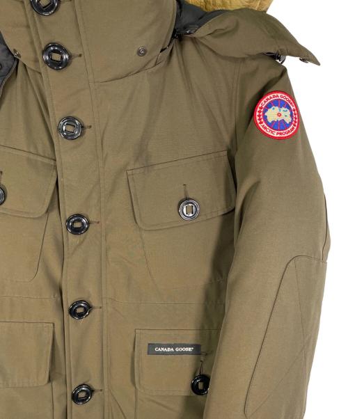 CANADA GOOSE（カナダグース）CANADA GOOSE (カナダグース) ダウンジャケット カーキ サイズ:Lの古着・服飾アイテム